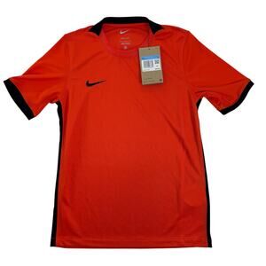 NWT Nike Soccer Football Jersey Youth Boy Medium Dri-Fit Orange Shirt DH8368-891